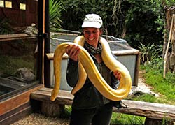 Im Schlangenpark bei Plettenberg Bay.