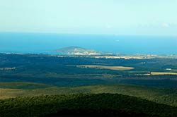 Ein paar Impressionen aus dem Hinterland von Plettenberg Bay mit Sicht auf Robberg Nature Reserve und den Indischen Ozean.