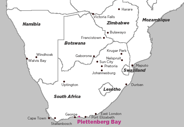 Map of South Africa